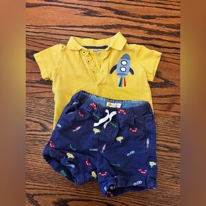 Baby Boden Yellow and Blue Kids Set